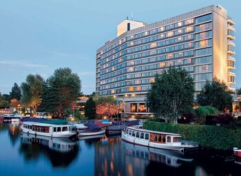 Vista actual del hotel. Los