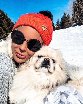 Andrea publicó una imagen junto