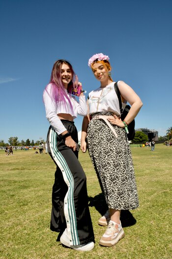 El animal print es sin dudas el estampado de la temporada, y fue uno de los “must” del festival, combinado con coronas de flores y accesorios varios