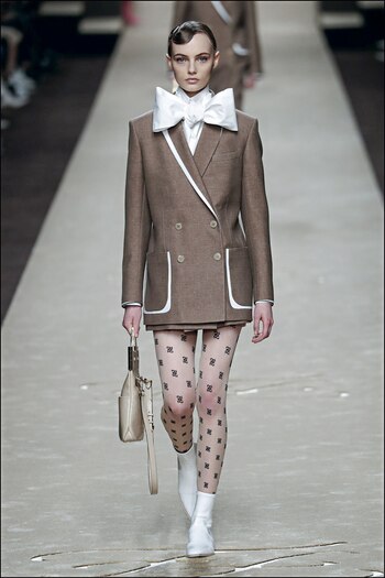 Desfile de Fendi en Milán.
