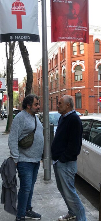 Moldavsky junto a Gustavo Yankilevich