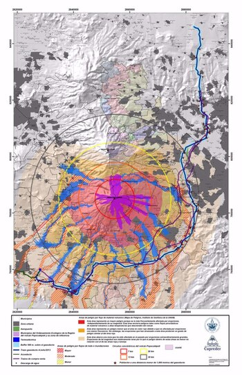 En el mapa se describe