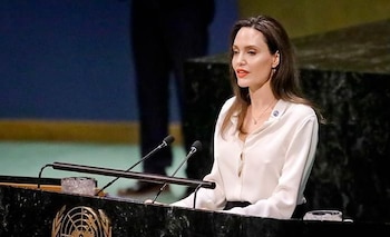 La actriz ofreció este viernes un discurso ante ministros y representantes del mundo durante una conferencia sobre las operaciones de paz (Foto: EFE)