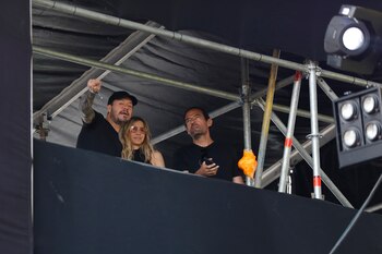 Tinelli y Valdes vieron el