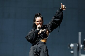 Cande Tinelli, en el escenario