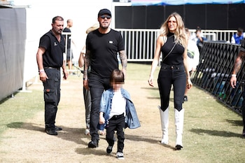 Marcelo Tinelli llegó al Lollapalooza