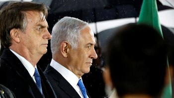 Jair Bolsonaro y Benjamin Netanyahu