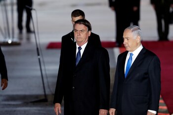 Jair Bolsonaro y Benjamin Netanyahu