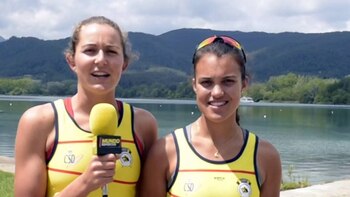 Anna Boada (izquierda) Aina Cid