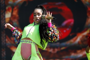 Lali, siempre histriónica sobre el