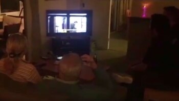 Argentinos, ingleses y kelpers vieron