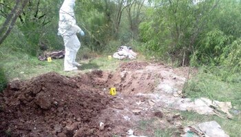 Posteriormente llegaron autoridades y peritos