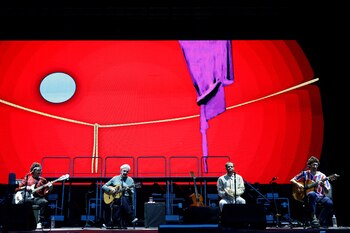 Caetano Veloso y sus hijos