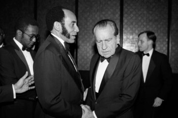 El expresidente estadounidense Richard Nixon