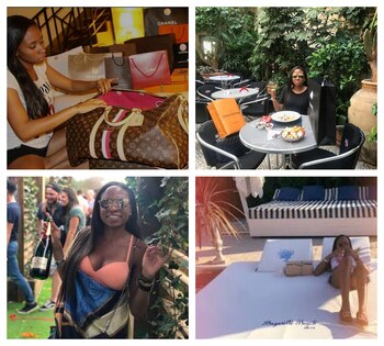 La joven presumía de sus