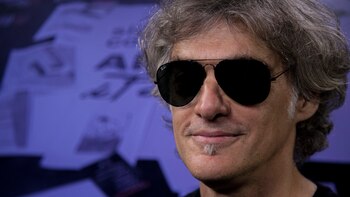 Néstor Frenkel en una entrevista con Infobae Cultura. (Santiago Saferstein)