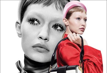 Gigi Hadid muy estilo Twiggy