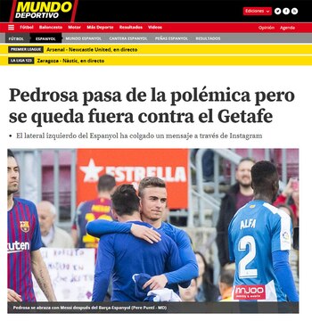 La imagen de la polémica