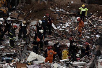 El derrumbe ocurrió en el