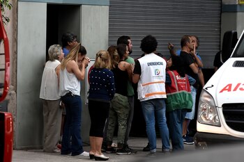 Los familiares de la víctima