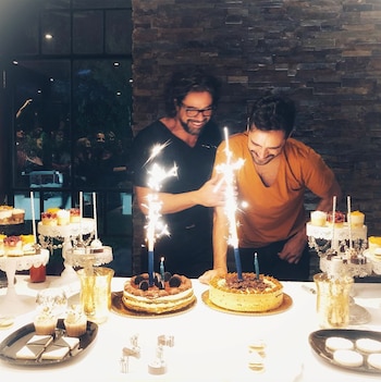 Pidiendo los deseos. (Foto: Instagram)