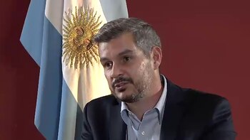 Marcos Peña les habló a