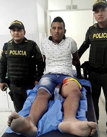 En 2007 fue herido por