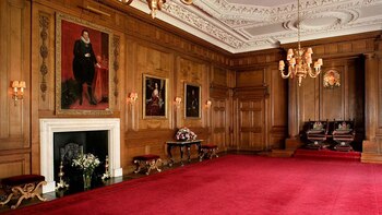 Uno de los salones abiertos