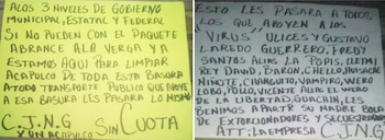 Los mensajes son dirigidos a