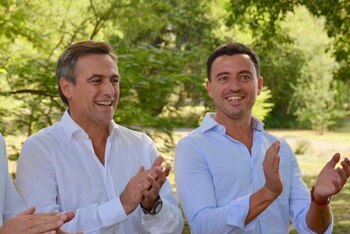 Ramón Mestre y su candidato