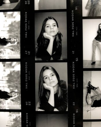 Emily no dijo cuántos años tenía cuando le tomaron estas fotos (Instagram)