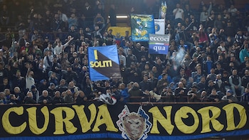 La Curva Nord del Inter cantó en contra de Mauro Icardi (Reuters)