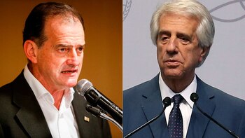Guido Manini Ríos y Tabaré Vázquez