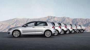 El VW Golf cumple 45 años y cuenta con 35 millones de unidades vendidas en sus siete generaciones