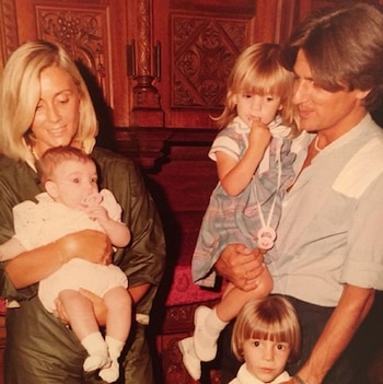 La foto familiar que compartió Federico Hoffman, el hijo de Sergio Denis, en su cuenta de Twitter