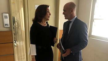 Silvia Majdalani y Gustavo Arribas