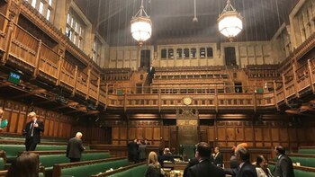El Parlamento británico informó en su Twitter lo ocurrido