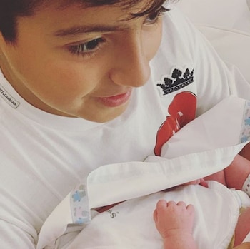Benjamín con su prima Roma