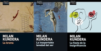 Algunos libros de Milan Kundera