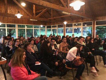 Alumnos y profesores coordinadores en