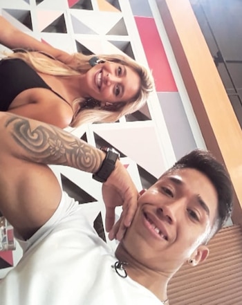 Adrián y Sol Pérez (Foto: Instagram/@adriaan95_)