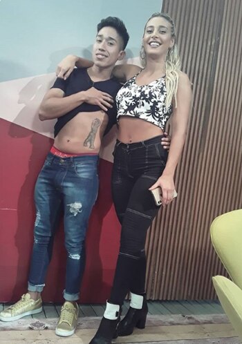 Adrián y Sol Pérez (Foto: Instagram/@adriaan95_)