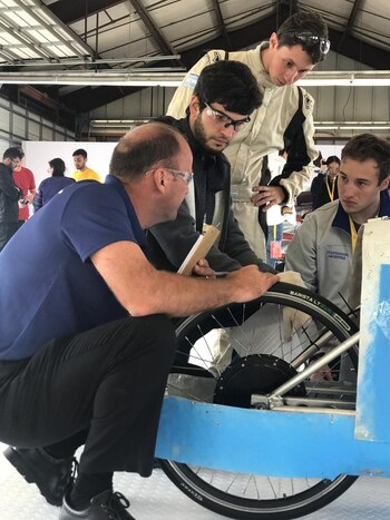 Un momento de la evaluación