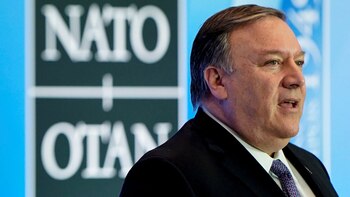 Mike Pompero durante una reunión