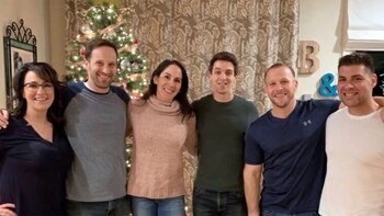 Shauna Harrison y algunos de