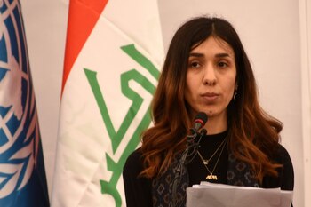 La iraquí Nadia Murad, ganadora