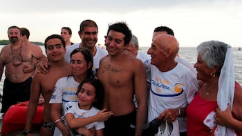 Lautaro Lasagna junto a sus