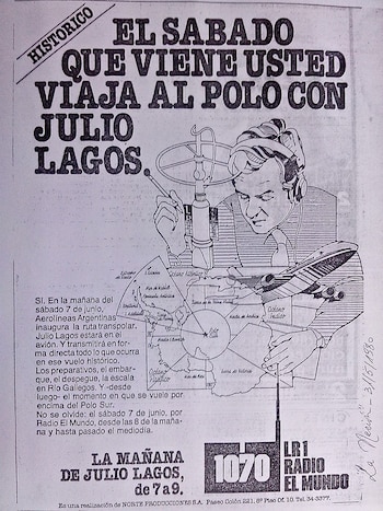 El aviso de la transmisión