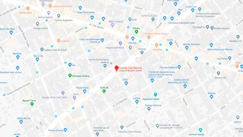 El accidente ocurrió en la intersección de las calles Juan B. Justo y Nicasio Oroño