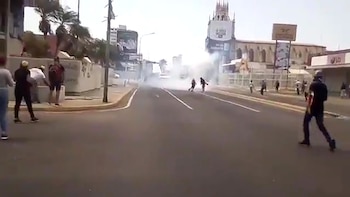 La GNB reprimió en Maracaibo